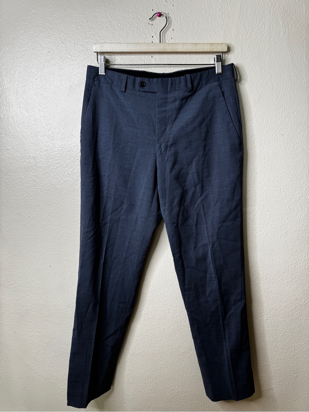 John Varvatos U.S.A. Men’s Gray Dress Pants 32R Flat Front Career Workwear Trous